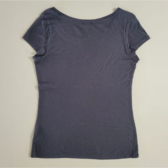 Express Women's Gray Roundneck Graphic On Fleek Short Sleeve T-shirt - Picture 9 of 10